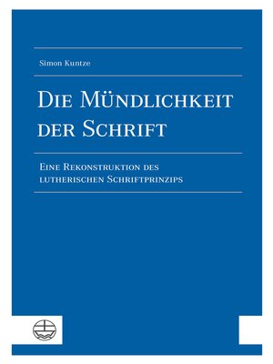 cover image of Die Mündlichkeit der Schrift